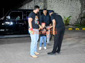 Photos: Saif Ali Khan snapped with son Taimur Ali Khan attending the Independence Rock event