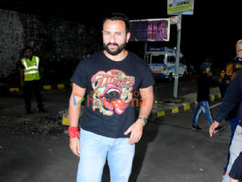 Photos: Saif Ali Khan snapped with son Taimur Ali Khan attending the Independence Rock event