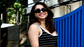 Photos: Sharvari Wagh snapped at the Puja Films’ office in Juhu