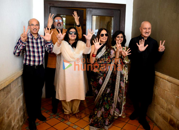 photos sooraj barjatiya boman irani anupam kher and the team of uunchai snapped promoting their film 6