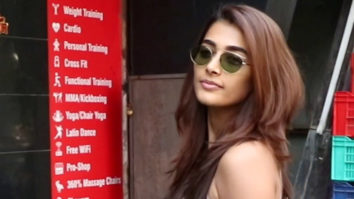 Pooja Hegde arrives at the gym despite ankle injury