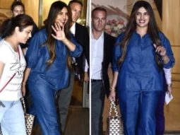 Priyanka Chopra sports denim on denim comfy look as she gets mobbed at Mumbai airport; binges on Koffee with Karan to beat jet lag
