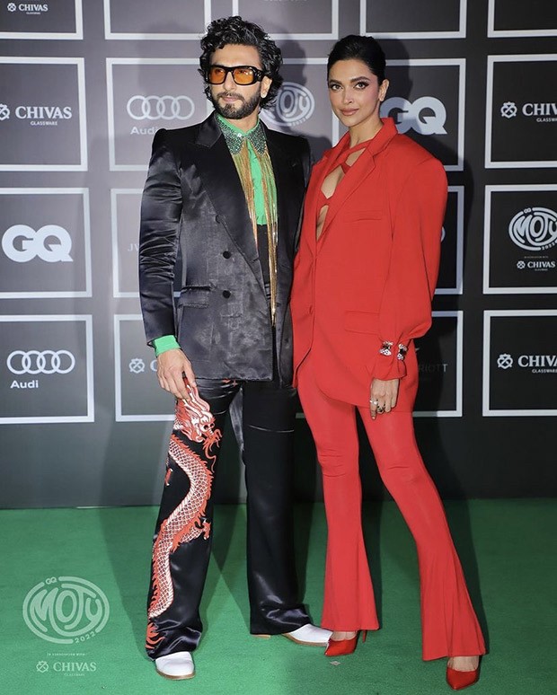 Ranveer Singh and Deepika Padukone set internet on fire as they arrive together at the GQ Men of the Year red carpet in their finest attire