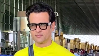 Ronit Roy gets clicked at the airport in brightly coloured outfit
