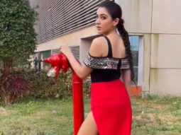 Sara Ali Khan looks smoking hot in red outfit