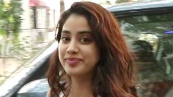 Spotted Janhvi Kapoor in gym outfit