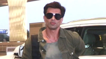 Spotted Karan Singh Grover at Mumbai airport