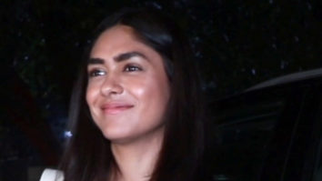 Spotted Mrunal Thakur at a restaurant in Bandra