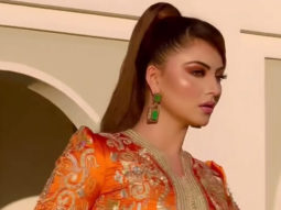 Urvashi Rautela looks mesmerizing in orange outfit