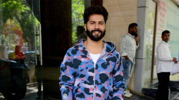 Varun Dhawan poses for a selfie with fans