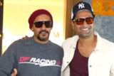 Vicky Kaushal smiles for paps as he poses with Shashank Khaitan