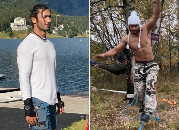 Vidyut Jammwal walks a tightrope over a canyon in this video; watch