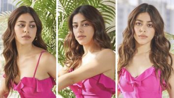 Alaya F dazzles in pink ruffled dress with front slit worth Rs 24K for Almost Pyaar With DJ Mohabbat promotions