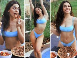 Alaya F posts a throwback photo in a blue bikini dreaming of hot tubs and pizza while stuck in Mumbai traffic