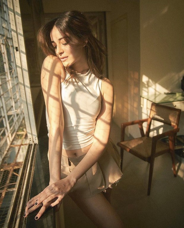 Ananya Panday brightened our day with her sun-kissed photos dressed in white top and pleated mini skirt