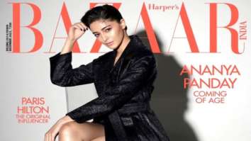 Ananya Panday makes a bold statement on the cover of Harper’s Bazaar magazine in a black trench coat