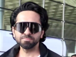 Ayushmann Khurrana looks dapper as he poses for paps at the airport