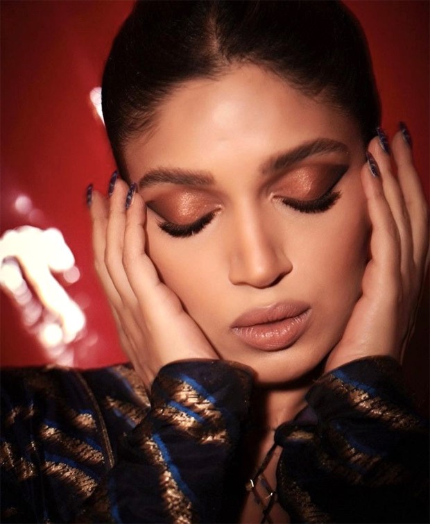 Bhumi Pednekar adds a sensual twist to her animal print saree as she attends Filmfare OTT awards