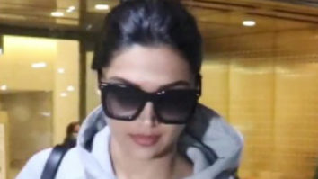 Deepika Padukone walks out of the airport in comfortable grey hoodie