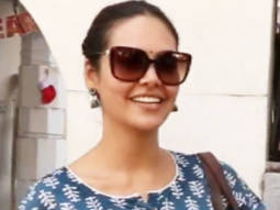 Esha Gupta looks pretty as she gets clicked outside dance class