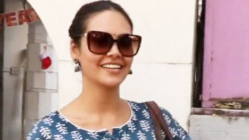 Esha Gupta looks pretty as she gets clicked outside dance class