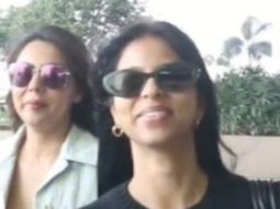 Gauri Khan and Suhana Khan get snapped together at the airport