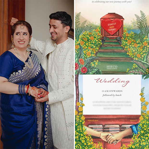 Guneet Monga compliments her wedding invite with a DDLJ touch; adds an important element from Raj-Simran's love story 