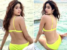 Janhvi Kapoor is the epitome of a beach babe as she enjoys the view of the waters of Maldives sporting a neon bikini