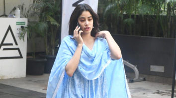 Janhvi Kapoor looks pretty in a blue salwar