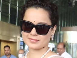 Kangana Ranaut walks like a boss lady in pink saree at the airport