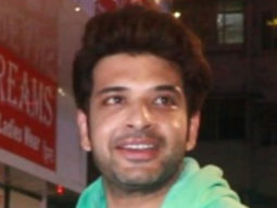 Karan Kundrra looks dashing as always in a green hoodie