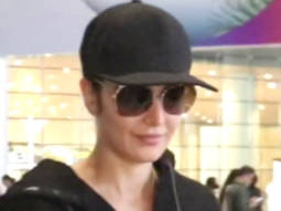 Katrina Kaif gets clicked at the airport sporting an all-black look