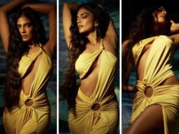 Malavika Mohanan elevates the cut-out trend with her striking yellow flowing cut-out gown