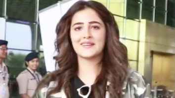 Nupur Sanon gets snapped sporting a military jacket at the airport