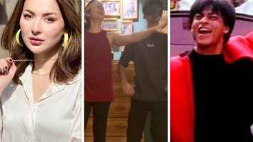 Pakistani actress Hania Aamir attempts to perform hook steps of Shah Rukh Khan’s ‘Chaiyya Chaiyya’, ‘Chammak Challo’, ‘Dard-e-Disco’ blindfolded, watch video
