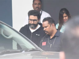 Paps capture a glimpse of Abhishek Bachchan at the airport