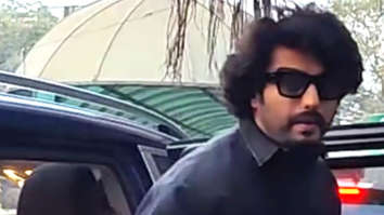 Paps capture a glimpse of Arjun Kapoor as he rushes to his vanity van