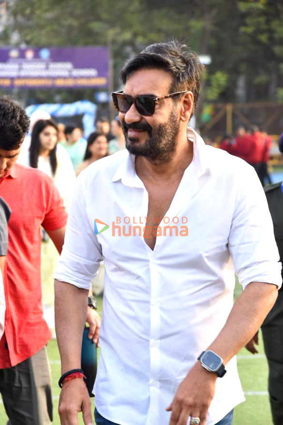 Photos: Ajay Devgn snapped attending Jamnabai Narsee School’s sports event