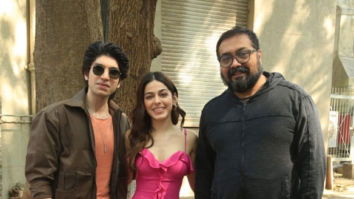 Photos: Anurag Kashyap, Alaya F and debutant Karan Mehta snapped promoting Almost Pyaar With DJ Mohabbat at a college event