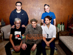 Photos: Dinesh Vijan, Agastya Nanda and Sriram Raghavan snapped at Dharmendra’s residence