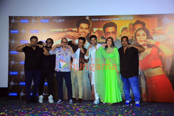 photos manoj bajpayee dhvani bhanushali abhimanyu dassani and ganesh acharya attend the launch of the song kudi meri 1
