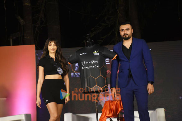 Photos: Nora Fatehi snapped at the launch of the Tennis Premiere League jersey for the Delhi team Photos: Nora Fatehi snapped at the launch of the Tennis Premiere League jersey for the Delhi team