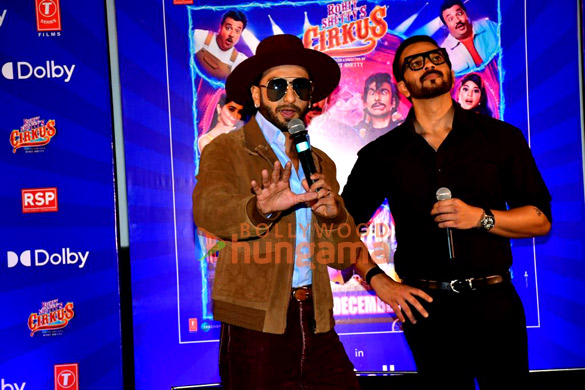 Photos: Ranveer Singh and Rohit Shetty attend the screening of the trailer of Cirkus and song launch in Dolby Atmos