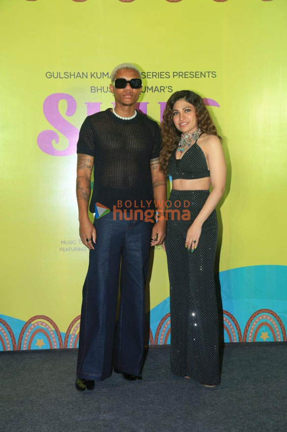 photos tulsi kumar and kidi attend the launch of the track shut up 2