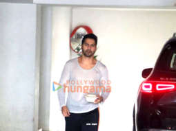 Photos: Varun Dhawan snapped at Karan Johar’s residence