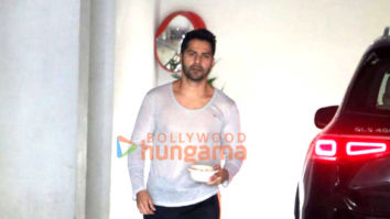 Photos: Varun Dhawan snapped at Karan Johar’s residence