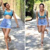 Rakul Preet is pretty in crop top and denim mini shorts on day out