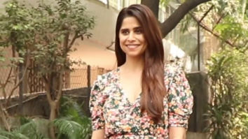 Saiee Tamhankar smiles for paps in a flower printed outfit