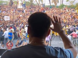 Salman Khan showers love on fans gathered outside Galaxy on his 57th birthday
