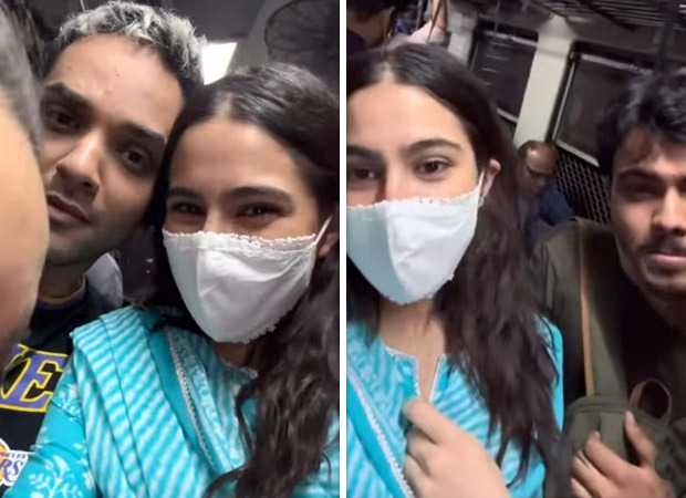 Sara Ali Khan did ‘samay ka sadupyog,’ travelled by local train to avoid Mumbai traffic; watch video : Bollywood News